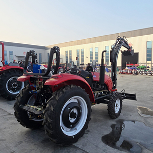 Nông nghiệp máy kéo 50hp 55hp <span class=keywords><strong>60hp</strong></span> 4WD 4x4 máy kéo trang trại Máy kéo được trang bị với kết thúc trước loader <span class=keywords><strong>backhoe</strong></span> Digger xẻng - Product Image 3