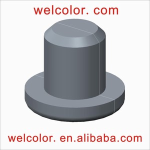 4 4.0mm T shape Wholesale custom molded waterproof silicone <strong>rubber</strong> stoppers <strong>rubber</strong> <strong>bung</strong> sealing 3.6 3.7 3.9 mm small hole plugs - Product Image 2