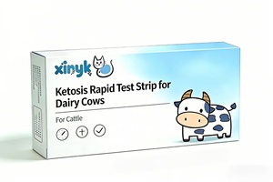 OEM Xinyueke Bovine <strong>Ketosis</strong> Rapid <strong>Test</strong> <strong>Strip</strong> Veterinary <strong>Diagnostic</strong> <strong>Strips</strong> Model SZ-003 for Commercial &amp; Home Use - Product Image 2