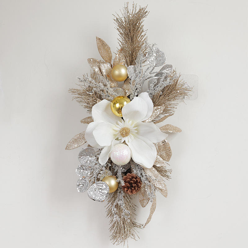 White magnolia wall hanging