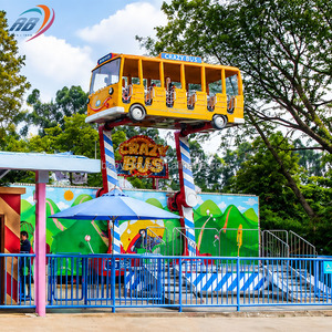 Manèges de <span class=keywords><strong>parc</strong></span> d'attractions Extreme Kids Équipement de jeu pour enfants Bus volant Manèges en famille Crazy Bus Carnival Rides - Product Image 6