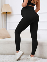 RUIQUWIN Leggings de yoga et d'entraînement personnalisés pour femmes pour soutenir l'abdomen et les collants de yoga taille haute pour la grossesse