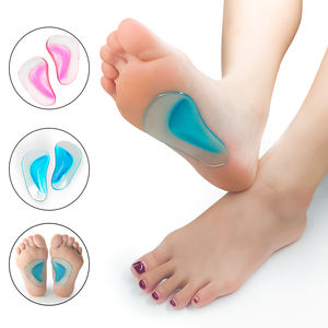 Mannen Comfortabele Gel Boog Steun Kussen Pads Platvoeten Plantaire Fasciitis Orthotische Inlegzolen Voor Vrouwen - Product Image 1