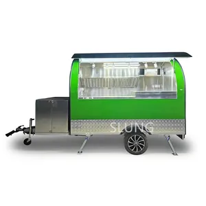 맞춤형 아이스크림 트레일러 커피 캐러밴 모바일 주방 스토어 판매 트레일러 거리 음식 트레일러