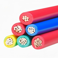Câble et fil de construction BVR 1,5 mm-6 mm multiconducteurs en cuivre, PVC, basse tension, sans halogène, faible émission de fumée, ignifuge
