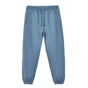 Venta al por mayor de algodón personalizado <span class=keywords><strong>Cargo</strong></span> pantalones de chándal en blanco Jogger moda cordón grueso pantalones de chándal sueltos para los hombres - Product Image 3