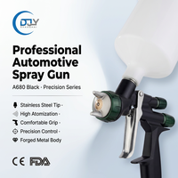 Pistolet de pulvérisation haute atomisation à buse croisée 1,3 mm 1,4 mm pour revêtement de surface métallique avec gobelet en plastique de 600 ml