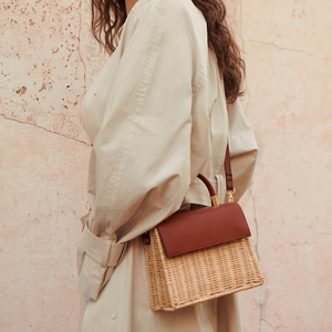 2021 più nuovo Disegno <span class=keywords><strong>Rafia</strong></span> Cestino del Sacchetto Della Signora di Ambiente Amichevole sacchetto tessuto per Le Donne Stile Vintage Borsa Della Signora - Product Image 2