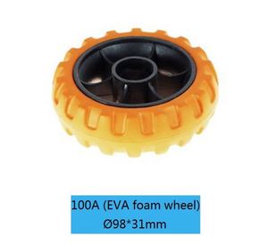 98EVA <b>Plastic</b> Luggage <b>Wheel</b> 40kg Bearing Capacity Silent Durable Replacement - Product Image 5