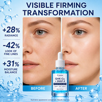 Sérum Visage Anti-Âge et Réparateur Éclaircissant au Peptide GHK-Cu, Niacinamide et Acide Hyaluronique Snap-8