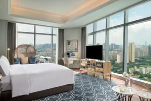 Juego de Muebles de Hotel de Lujo de Mediados de Siglo, Estilo Francés, Color Oro Champán, Estilo Art Deco, Suite con Acabado de Alto Brillo, Proyecto de Hostelería para Dormitorio - Product Image 4