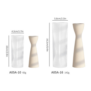 Bricolage béton pilier <span class=keywords><strong>bande</strong></span> photophore bougeoir moule plâtre résine silicone chandelier moule - Product Image 6