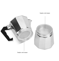 Cafetera Mocha de Aluminio para Estufa, Cafetera Italiana, Cafetera Moka, Cafetera Espresso, Mokapot de Aluminio