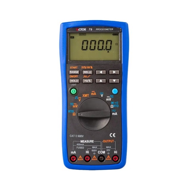 VICTOR VC 79+ Digital Multimeter 2 in 1 4-20mA Signal Output Multimeter Process Signal Source RTD Calibrator Process Calibrator