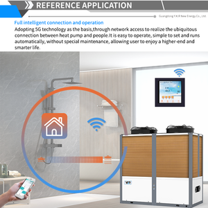Pompe à chaleur air-eau commerciale 136 kW avec fonction WiFi pour le chauffage et le refroidissement de l'eau de piscine - Product Image 2
