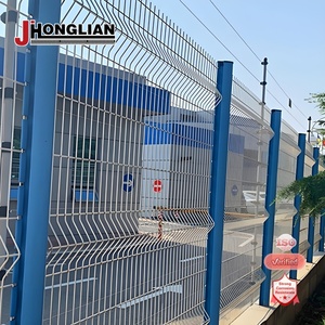 <span class=keywords><strong>Panneau</strong></span> de clôture Offre Spéciale en treillis métallique enduit de PVC galvanisé en 3D incurvé <span class=keywords><strong>Panneau</strong></span> de clôture en treillis <span class=keywords><strong>soudé</strong></span> 3D avec poteau - Product Image 1