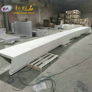 New Stone Building Materials Linear <b>Cement</b> Imitation Stone Garden Chair 1200*600*500 High Strength Indoor Outdoor Use - Product Image 1