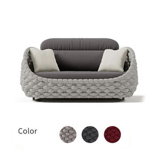 Modern Luxury Garden <b>Outdoor</b> Furniture Hotel Leisure <b>Outdoor</b> <b>Sofa</b> Braided Rope Aluminum Patio Couch Set for Villa Resort Balcony - Product Image 6