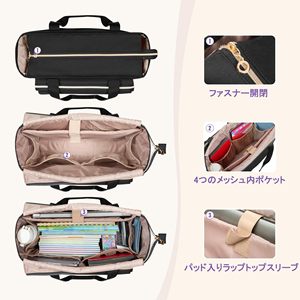 Bolso de Mano de Nailon <span class=keywords><strong>para</strong></span> Viajes de Trabajo, Gran Capacidad, Bolsillos Divididos, Maletín <span class=keywords><strong>para</strong></span> Profesor, Bolso <span class=keywords><strong>para</strong></span> Portátil, Casual, Portátil, Hecho a Medida - Product Image 4