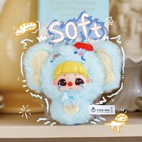 Adorable Porte-clés Animal Bébé, Trois Peluches Moelleuses KiKi, Petite Boîte Mystère en Vinyle Thème Zoo Maternelle, Mignon Petit Zoo pour Bébé