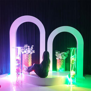 Arche de mariage stéréoscopique en métal Furun pour la décoration de fond de scène dans les accessoires de fête - Product Image 2