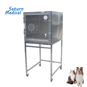 새 도착 최저가 아크릴 문 동물 용 산소 케이지 개 고양이 애완 동물 병원 동물 클리닉 수의사 - Product Image 1