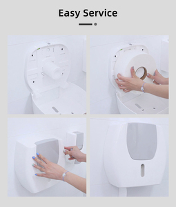 Wisekleen, toallero de papel duradero, soporte para rollo de papel de cocina, dispensador de rollo <span class=keywords><strong>Maxi</strong></span>, dispensador de rollo de papel Jumbo - Product Image 5