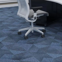 24 x 24 dalles de moquette auto-adhésives modernes, lavables et durables en nylon 6.6, personnalisables pour restaurants, hôtels et cinémas