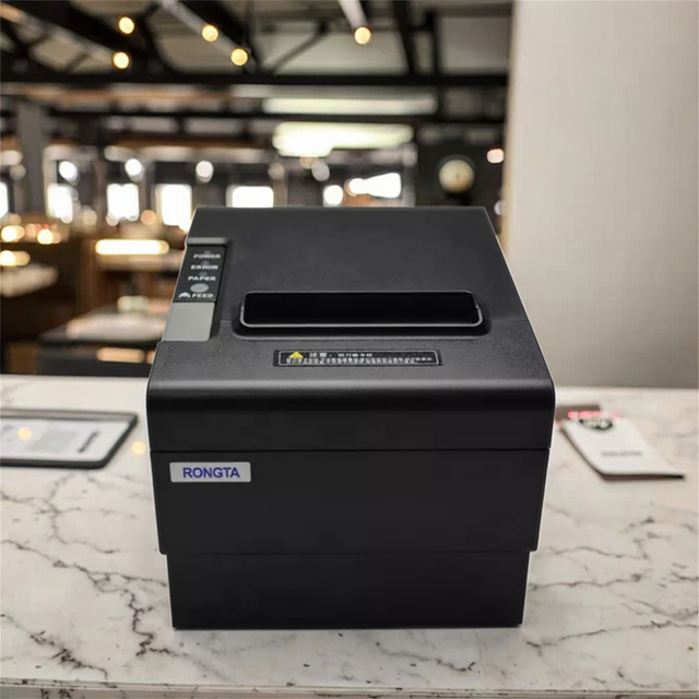 Barway Mini 80mm High-Speed Thermal Receipt Printer Auto Cutter RS-232/Parallel/USB/Ethernet Interfaces Barcode Printer for