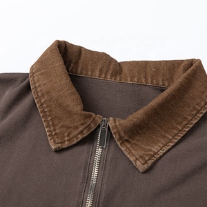 T-<span class=keywords><strong>shirt</strong></span> polo décontracté vintage personnalisé pour homme, chemises polo pour homme, t-<span class=keywords><strong>shirt</strong></span> polo zippé 2026 - Product Image 5