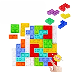 Juguete Sensorial Antiestrés Push Bubble, Juego de Rompecabezas para Aliviar la Ansiedad y el Estrés, Juego Táctil - Product Image 1