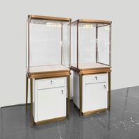 Lemari Perhiasan Desain Fashion, Etalase Logam, Stand Pajangan Perhiasan Emas, Lemari Perhiasan Dalam Ruangan