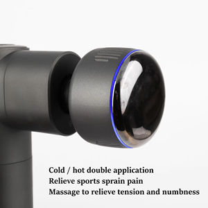 Pistol Pijat Berpemanas <span class=keywords><strong>Stimulator</strong></span> Otot 3 Kecepatan Terapi Pemanasan Pendinginan Nirkabel Pistol Pijat <span class=keywords><strong>Mini</strong></span> Portabel untuk Atlet - Product Image 4