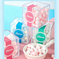 Bonbons compressés floraux aux fruits et à la menthe en boîte, saveurs mixtes fleurs et fruits, haleine fraîche pour les rendez-vous et événements sociaux, prise en charge OEM
