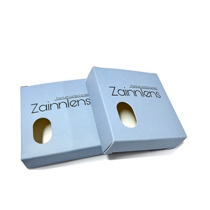 무료 디자인 맞춤형 소프트 Cpntact 렌즈 상자 종이 포장 상자 콘택트 렌즈 용 화장품 뷰티 박스 - Product Image 6