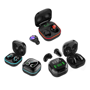 YX08 YX06 R12 E50 หูฟังไร้สายแบบสปอร์ต กันน้ำ ดีไซน์ใหม่ พร้อมจอ LED รองรับ OEM แบรนด์โลโก้ E89 E90 F9 M10 - Product Image 6