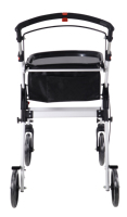 Chariot de promenade pour intérieur Quatre 8-inch PVC avec assiettes de service Blanc Marche food truck