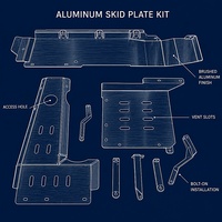 Plaque de protection sous carrosserie en acier au manganèse de 8 mm d'épaisseur pour Jeep Wrangler JL 2018-2025 – Protection de carter – Vente directe usine