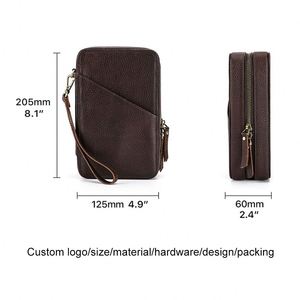 Practical Design Travel Accessories Large Capacity PU Leather Electronic Organizer Charger <b>Case</b> for Cords USB <b>SD</b> <b>Cards</b> - Product Image 4