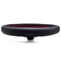Volant de course sport universel en cuir avec logo original, 14 pouces, pour voitures