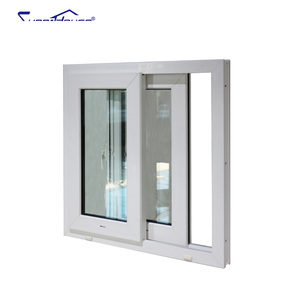 Superhouse Giá Rẻ Upvc Cửa Sổ Trượt Hồ Sơ Đôi Cửa Sổ Trượt <span class=keywords><strong>Pvc</strong></span> Với Giá Rẻ - Product Image 2