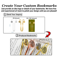 Penanda Buku Kustom Produsen, Kartun Anime Enamel, Penanda Buku Lucu Berlapis Emas Motif Bunga, Penanda Buku Logam Paduan Seng 2D 3D Kustom