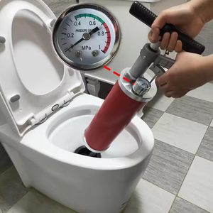 Limpiador y <span class=keywords><strong>Desatascador</strong></span> de Drenajes de Alta Presión de Acero Inoxidable Ecológico al por Mayor para Desatascar Tuberías de Inodoros y Baños - Product Image 4