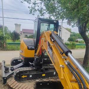 Mini-pelleuse de 3,5 tonnes à faible nombre d'heures de travail, fabriquée en Chine, Sany SY35U d'occasion, excavatrice sur chenilles Sany 60c avec moteur ISUZU, prix bas en promotion - Product Image 4