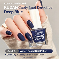 Vernis à ongles pelable brillant à base d'eau, séchage rapide à l'air, pinceau large, application facile, 10 ml, pour 7 jours, DIY, manucure en salon, approvisionnement en gros