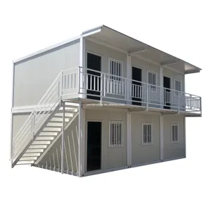 Living Container Houses High-quality Double Layer Prefeb Small Home Allstar Shop Container Modern Fast Food Steel Security Door