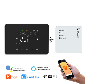 <span class=keywords><strong>Thermostat</strong></span> sans fil RF HY101 WIFI Tuya/Contrôle vocal Maison intelligente Chaudière à <span class=keywords><strong>gaz</strong></span> Thermostats de chauffage pour utilisation hôtelière - Product Image 1