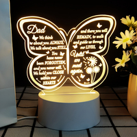 Lampe de table LED Acrylique Lampe LED sans fil Lampes de table Spéléologie Lampe créative Lampe de bureau Veilleuse 3D Kits de table Décoration de chambre