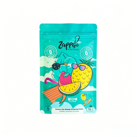 Sachet en aluminium personnalisé imprimé numériquement, pochette refermable à fermeture éclair, sac en plastique pour le stockage alimentaire, emballage anti-odeur