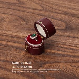 Jinsky Nouveau design Boîte à bijoux rétro Petite boîte-cadeau en papier de luxe à un prix économique pour le remplissage et l'emballage de bijoux - Product Image 6